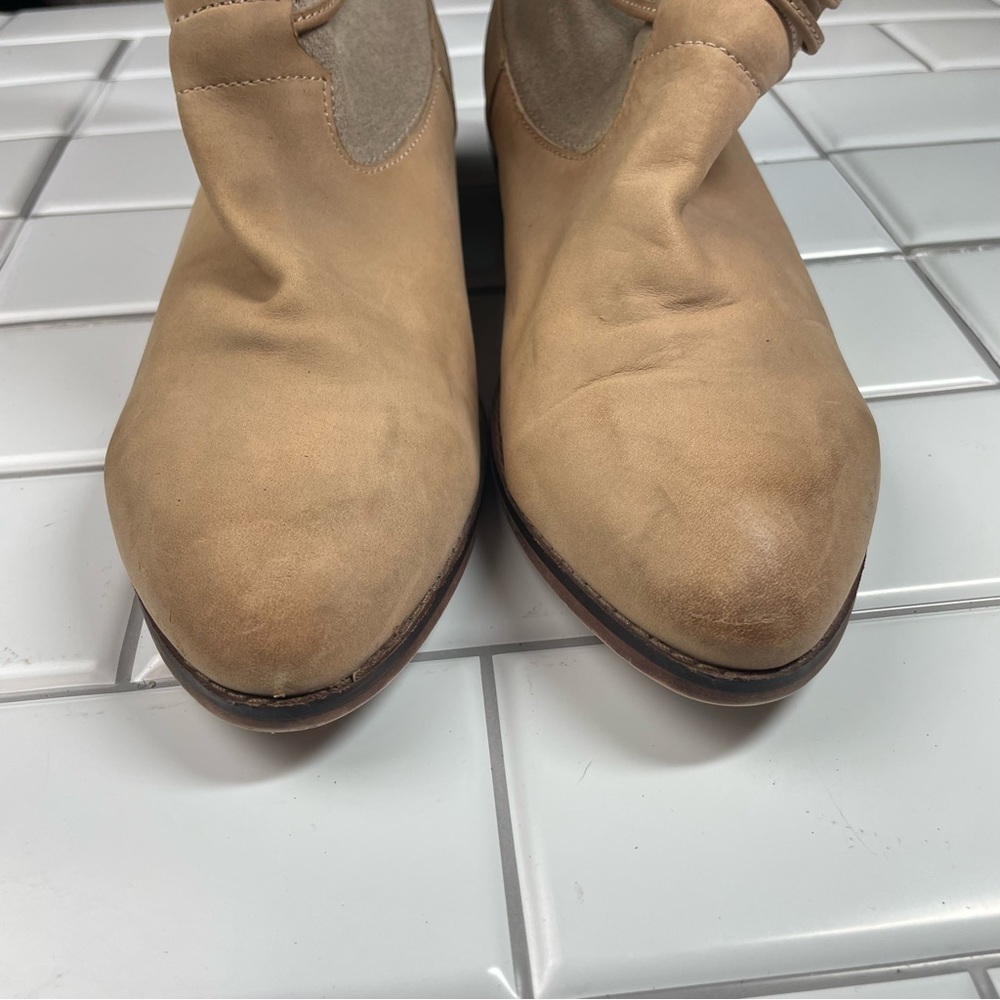 Anthropologie Latigo Pogo Tie Back Boots 10M - Picture 6 of 10